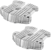 Chrome Rocker Box Cover - Grooved