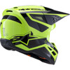 Alpinestars #8301026-5011-XXL - SM3 Helmet - Heat - Gloss Yellow Fluo/Black - 2XL