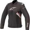 Alpinestars #33106201321S - Stella T-GP Plus R v3 Air Jacket - Black/Fluo Red/White - Small