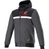 Alpinestars #4201323-1908-S - Honda Chrome Street Hoodie - Black/Gray/Red - Small