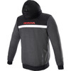 Alpinestars #4201323-1908-M - Honda Chrome Street Hoodie - Black/Gray/Red - Medium