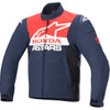 Alpinestars #3206223-7163-M - Honda SMX Waterproof Jacket - Blue/Black/Red - Medium