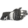 Alpinestars #3556922-12-3X - GP Pro RS3 Gloves - Black/White - 3XL