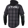 Alpinestars #4300424-9610-XL - MO.ST.EQ Tartan Jacket - Gray/Black - XL
