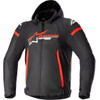 Alpinestars #3206423-1342-M - Zaca Waterproof Jacket - Black/Bright Red/White - Medium