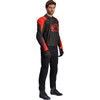 Alpinestars #3301825-1365-2X - T-Stunt Air Jacket - Black/Red Fluo/Dark Red - 2XL