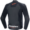 Alpinestars #3103625-1030-60 - Faster v3 Airflow Leather Jacket - Black/Red Fluo - US 50 / EU 60