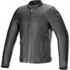 Alpinestars #3103824-1100-2X - Blacktrack Leather Jacket - Black - 2XL