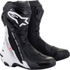 Alpinestars #2220121-12-41 - Supertech R Vented Boots - Black/White - US 7.5 / EU 41