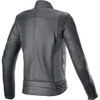Alpinestars #3113924-1296-L - Stella Dyno Leather Jacket - Black Tar Gray/Dark Gray - Large