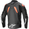Alpinestars #3100624-1321-58 - GP Plus R v4 Airflow Leather Jacket - Black/Red Fluo/White - US 48 / EU 58