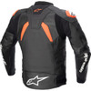 Alpinestars #3100524-1321-50 - GP Plus v4 Leather Jacket - Black/Red Fluo/White - US 40 / EU 50
