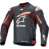 Alpinestars #3100324-1321-60 - GP Plus R v4 Rideknit® Leather Jacket - Black/Red Fluo/White - US 50 / EU 60