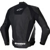 Alpinestars #3100125-12-48 - Missile v3 Leather Jacket - Black/White - US 38 / EU 48