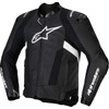 Alpinestars #3100125-12-52 - Missile v3 Leather Jacket - Black/White - US 42 / EU 52