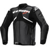 Alpinestars #3106524-12-60 - Atem v5 Leather Jacket - Black/White - US 50 / EU 60