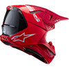 Alpinestars #8301023-3003-M - Supertech M10 Helmet - Flood - MIPS® - Red Fluo/Red - Medium