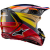 Alpinestars #8301223-5938-S - Supertech M10 Helmet - Era - MIPS® - Gloss Gold/Yellow/Rio Red - Small