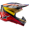 Alpinestars #8301223-5938-L - Supertech M10 Helmet - Era - MIPS® - Gloss Gold/Yellow/Rio Red - Large