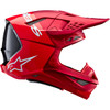 Alpinestars #8301023-3003-L - Supertech M10 Helmet - Flood - MIPS® - Red Fluo/Red - Large