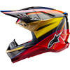Alpinestars #8301223-5938-M - Supertech M10 Helmet - Era - MIPS® - Gloss Gold/Yellow/Rio Red - Medium