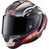 Alpinestars #8200224-1383-XS - Supertech R10 Helmet - Team - Matte Black/Carbon Red Fluo/Blue - XS