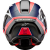 Alpinestars #8200224-1383-L - Supertech R10 Helmet - Team - Matte Black/Carbon Red Fluo/Blue - Large