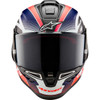 Alpinestars #8200224-1383-XXL - Supertech R10 Helmet - Team - Matte Black/Carbon Red Fluo/Blue - 2XL