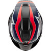 Alpinestars #8200224-1383-XXL - Supertech R10 Helmet - Team - Matte Black/Carbon Red Fluo/Blue - 2XL