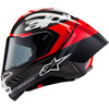 Alpinestars #8200324-1363-L - Supertech R10 Helmet - Element - Carbon/Red/White - Large