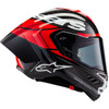 Alpinestars #8200324-1363-L - Supertech R10 Helmet - Element - Carbon/Red/White - Large