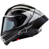 Alpinestars #8200324-1368-S - Supertech R10 Helmet - Element - Carbon/Silver/Black - Small