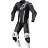 Alpinestars #3153022-12-56 - Fusion 1-Piece Suit - Black/White - US 46 / EU 56