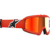 Alpinestars Goggles #5140225-480 - Youth Vision Goggle - Corp - Orange - Red Mirror Lens