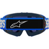 Alpinestars Goggles #5140425-7271 - Youth Vision Goggle - Blaze - Blue - Blue Mirror Lens