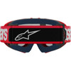 Alpinestars Goggles #5140425-3094 - Youth Vision Goggle - Blaze - Red - Silver Mirror Lens
