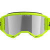Alpinestars Goggles #5103225-5299 - Vision 3 Goggle - Wordmark - Yellow Fluo - Silver Mirror Lens