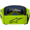 Alpinestars Goggles #5103225-5299 - Vision 3 Goggle - Wordmark - Yellow Fluo - Silver Mirror Lens