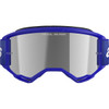 Alpinestars Goggles #5103225-7266 - Vision 3 Goggle - Wordmark - Blue - Silver Mirror Lens