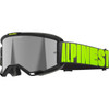 Alpinestars Goggles #5102225-1470 - Vision 5 Goggle - Hollow - Charcoal/Yellow Fluo - Silver Mirror Lens