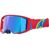 Alpinestars Goggles #5100325-3055 - Supertech Goggle - Corp - Red/Blue - ABS Vision - Blue Mirror Lens