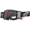 Alpinestars Goggles #5100425-1518 - Supertech Roll-Off Goggle - Corp - Black/Gray - Clear Lens