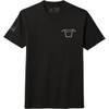 American Biker #ABBHANDLEBAR08T104BM - Handlebar Society Perfect Weight T-Shirt - Black/Gray - Medium