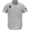 American Biker #ABBSAM11ST74GY3R - Biker Sam Lightweight Shirt - Gray/Black - 3XL