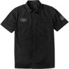 American Biker #ABBSAM16ST8BCH3R - Biker Sam Contrast Stitch Shop Shirt - Black/Gray - 3XL