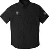 American Biker #ABBLETSRIDE16ST26BK4 - Let's Ride Vented Shirt - Black/Gray - 4XL