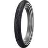 Dunlop #45006206 - Tire - D402 - Front - MH90-21 - Narrow Whitewall - 54H