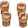 EBC #KJ145-4 - A-Bax Precision Keihin-Style Slot Head (KJ Prefix) Main Jets - #145 - 4-Pack