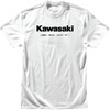 D'cor Visuals #80-120-5 - Kawasaki Racing T-Shirt - White - 2XL