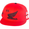 D'cor Visuals #70-136-1 - Honda Factory Wing Hat - Red - One Size